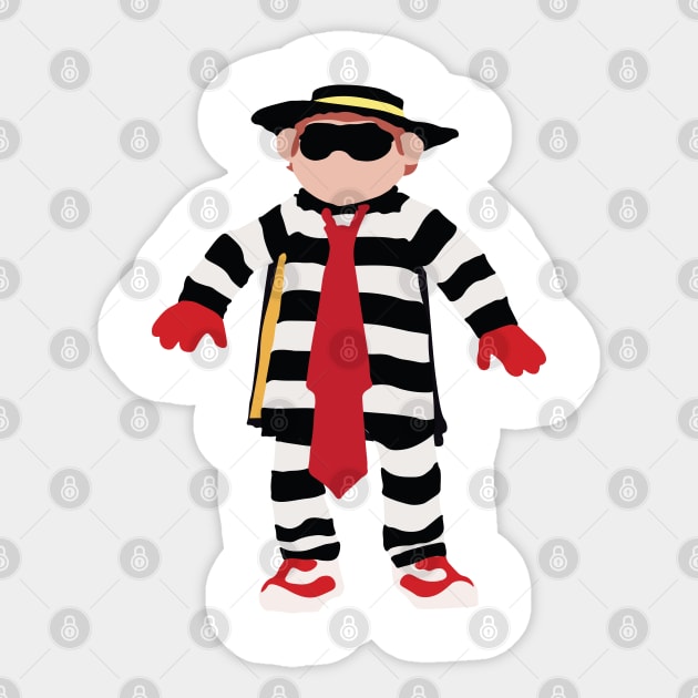 Hamburglar Sticker by FutureSpaceDesigns